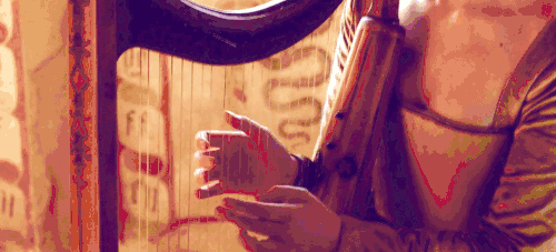 竖琴 乐器 传统 音乐