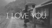 拥抱 雨伞 i love you 丢包