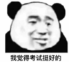暴漫 文字表情包 我觉得考试挺好的 搞笑 逗 沙雕