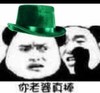 恶搞 逗比 绿帽子 你老婆真棒 熊猫人