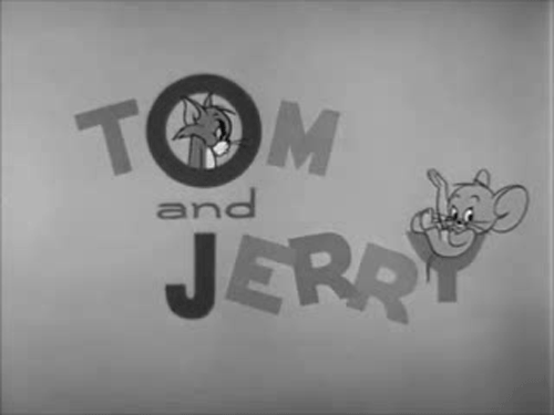 猫和老鼠 挥手 黑白 经典 tom and jerry