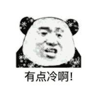 暴漫 熊猫头 有点冷啊 无奈 搞怪 逗