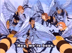 电视 卡通 我靠 蜜蜂