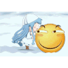 搞笑 雪地 滚动 可爱