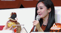 杨幂 美美哒 话筒 长发