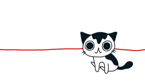 猫咪 可爱 绳子英文