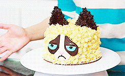不爽猫 食品 蛋糕 脾气暴躁猫、
