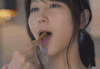 女星 广告 可爱 美食