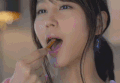 女星 广告 可爱 美食