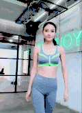 美女 运动 转身 身材好