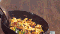 平底锅 翻炒 炒菜 美食