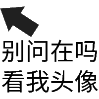 状态表情 别问在吗看我头像