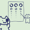 背景素材 卡通 猫咪 猫