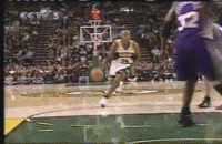 雷阿伦 NBA 篮球 凯尔特人 超音速 突破 滑翔 抛射 肌肉男神 激烈对抗 劲爆体育