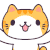 猫咪 亲吻 唇印 卡通