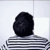 转身 眼镜 搞怪