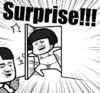 surprise 开门 短发 惊喜