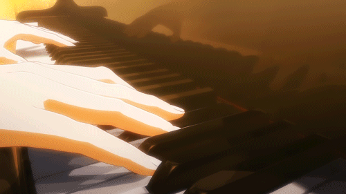 动漫 钢琴 弹奏 手指