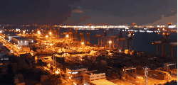 城市 夜晚 日本 港口 移轴摄影 迷你东京