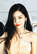 美女 打招呼 性感 红唇