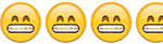 循环 emoji 呲牙 小黄人