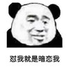 暴漫 熊猫头 怼我就是暗恋我 自欺欺人 搞怪 逗