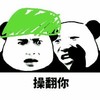 熊猫头 绿帽子 操翻你 斗图 搞笑 猥琐