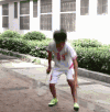 打羽毛球 高兴 帅哥  可爱
