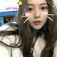 可爱 卖萌 眨眼 少女 长发 阳光