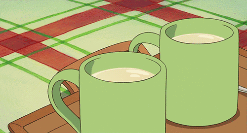 卡通  动漫 牛奶 早餐