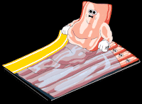肉片人 塑料纸 用力 搞笑