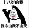 暴漫 文字表情包 十八岁的我 我命由我不由天 搞笑 魔性 沙雕