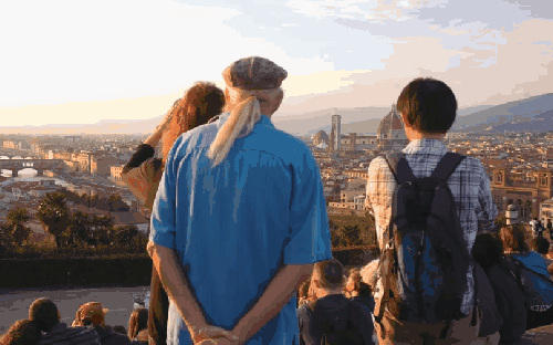 俯瞰 弗罗伦萨 意大利 景色 纪录片 观景台