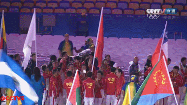 奥运会 里约奥运会 闭幕式 精彩瞬间 中国队