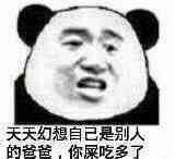 天天幻想自己 是别人的爸爸 你屎吃多了 熊猫人