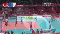 男排 中国 加拿大 发球