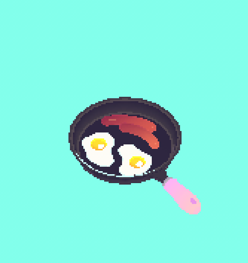 烹饪 香肠 早餐 鸡蛋 煎锅
