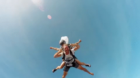 亚当·斯科特 skydiving 花样跳伞 两人
