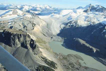 冰川  自然 美景 山峰 雪盖 闪图
