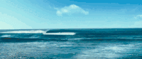 大海 水上摩托 美景 冲浪
