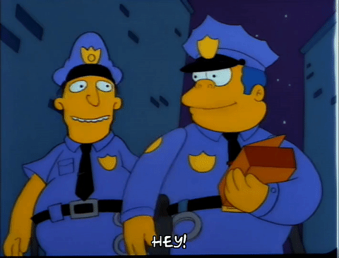 辛普森一家 卡通 警察