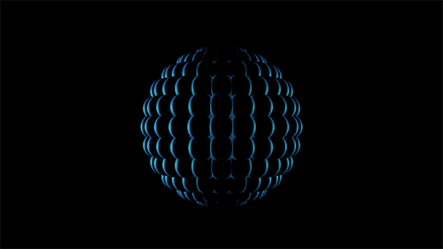 字体排印 三维球 数码艺术 球体