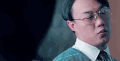 帅哥 说话 摇头 眼镜