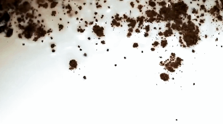 咖啡粉 法国美食系列短片 泡芙 洒落 美食