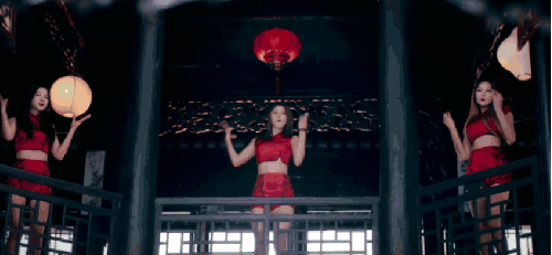 EXID MV 上下（中文版） 动作 古风 灯笼 跳舞