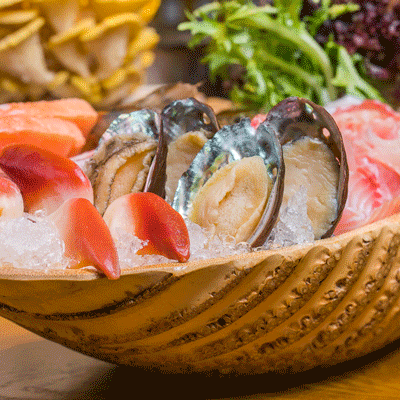 美食 火锅 虾 刺身