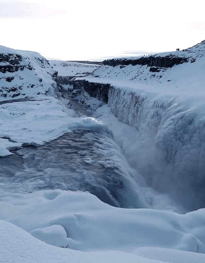 河流 雪山 冰岛 美景