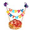贴纸 食物 happy birthday 生日快乐