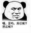 哦 是吗 所以呢 然后呢 熊猫人 后来呢