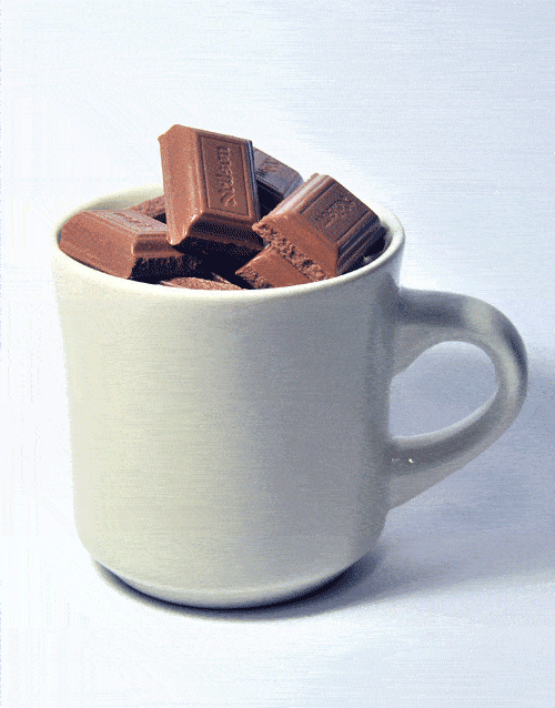 巧克力 杯子 融化 高热量